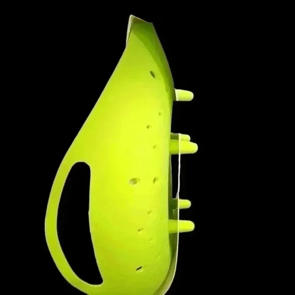 Mainstays BPA Free Silicone Steamer Basket with Handle Green - Picture 4 of 5